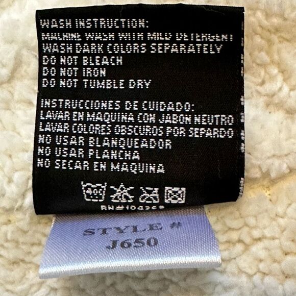 YMI Hooded Button Up Jacket Cream Colored Jacket | Size Large - Picture 6 of 13